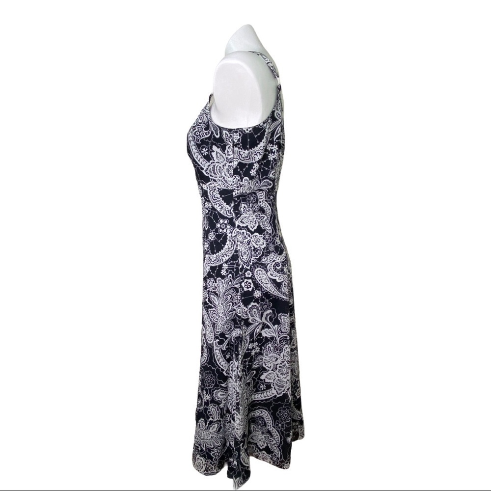 Nine West Black & White Sleeveless Dress Size 4 - Picture 5 of 8